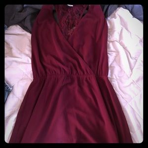 Maroon dress